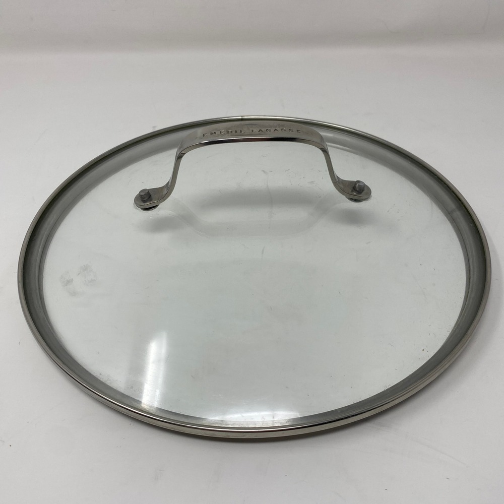 Emeril Lagasse 11" Outer / 10" Inner Replacement Lid Glass Stainless Steel Rim